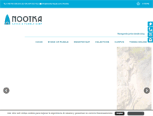 Tablet Screenshot of nootka-kayak.com